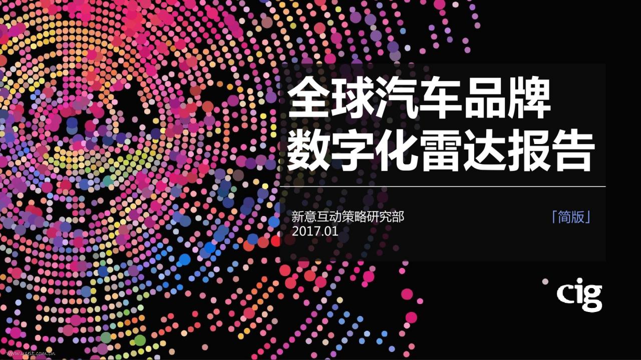 新意互动:2016-2017全球汽车品牌数字化雷达报告
