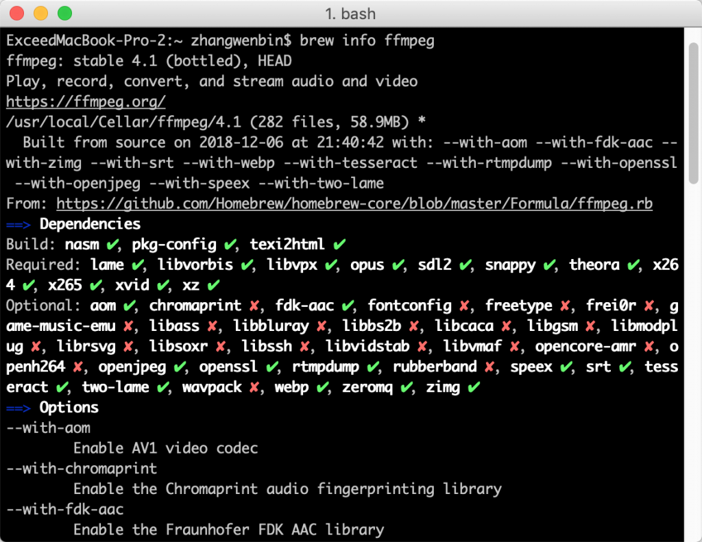 macos ffmpeg install macos ffmpeg install