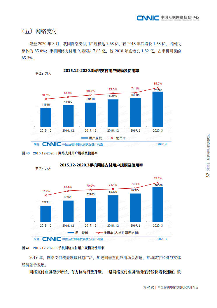 CNNIC 第45次《中国互联网络发展状况统计报告》(2020年4月版)_45.jpg CNNIC 第45次《中国互联网络发展状况统计报告》(2020年4月版)_45.jpg